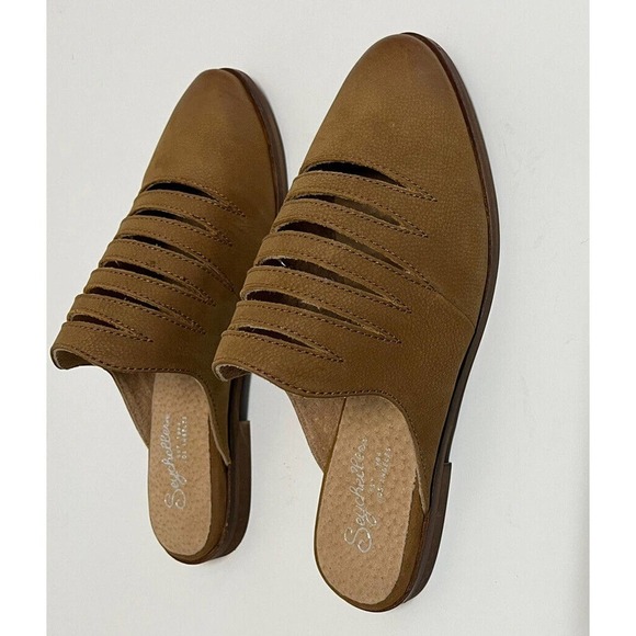 Seychelles Undivided Nubuck Camel Mule Flats Size 6.5 Women's NEW - Picture 4 of 12